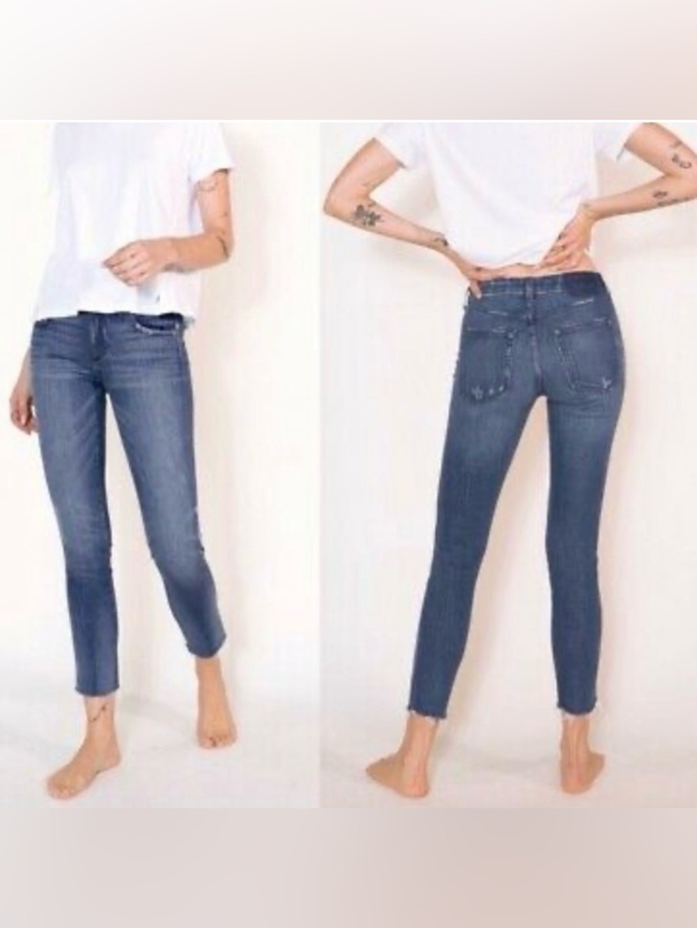 AMO Stix Yours Truly Cropped Jeans